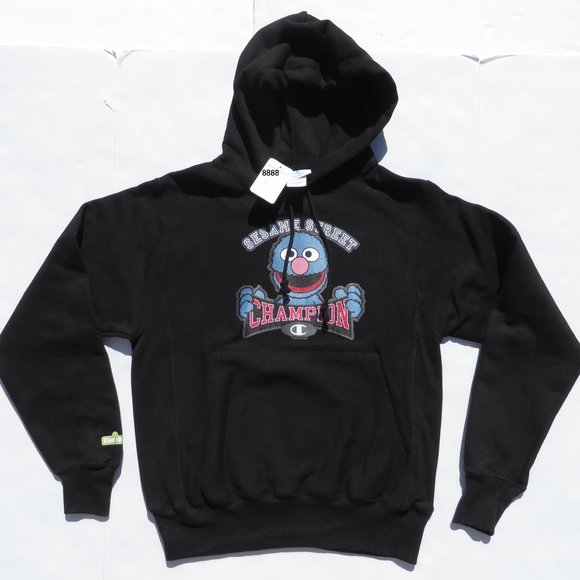 Champion X SESAME STREET Grover Hoodie Men's Small - Picture 1 of 12
